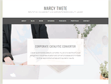 Tablet Screenshot of marcytwete.com